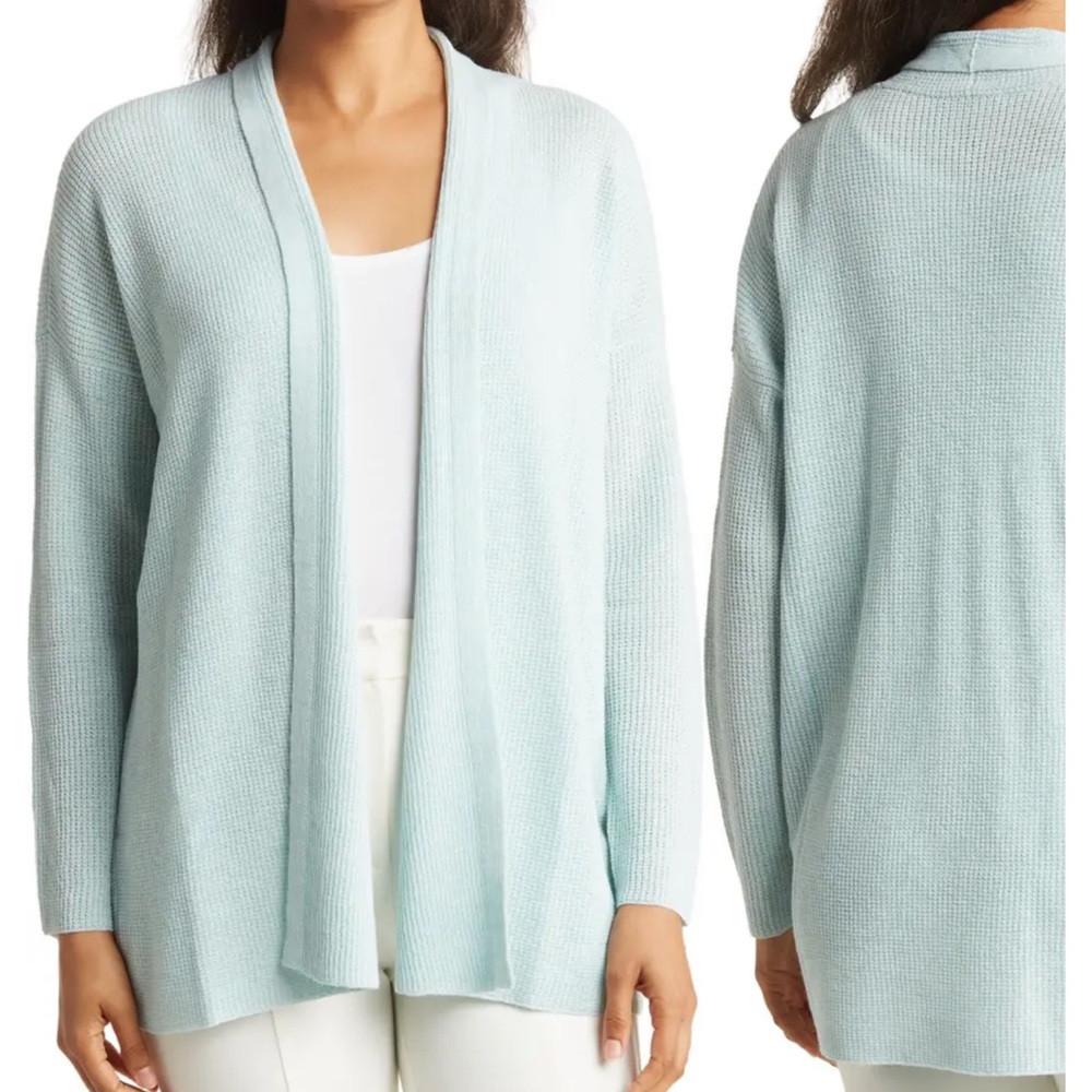 Eileen Fisher Boxy Merino Wool Cardigan